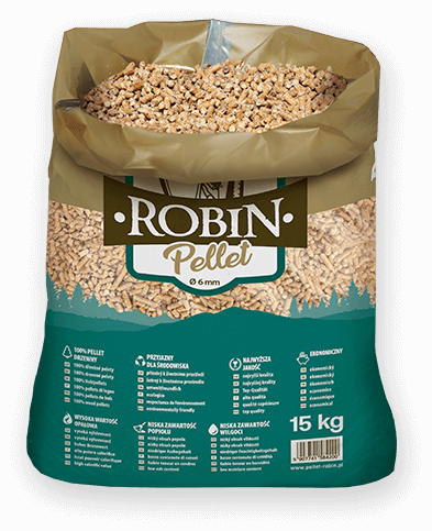 worek pelletu opałowego Robin do kupienia w Śmiglu lub sklepie internetowym